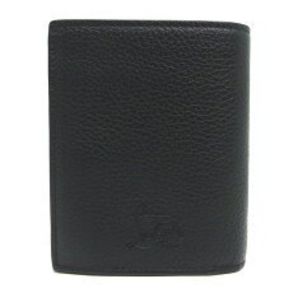 Christian Louboutin Black Leather Wallet Studded Bifold - Picture 1 of 8